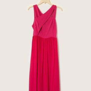 Sachin + Babi Fuchsia Cross Gown